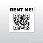 Rent Me Van QR Code Decal