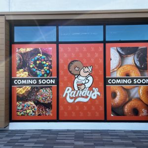 Randys Donuts WIndow Graphics Side